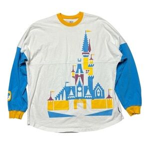 WDW Walt Disney World Vault 50th Anniversary Spirit Jersey Castle Large